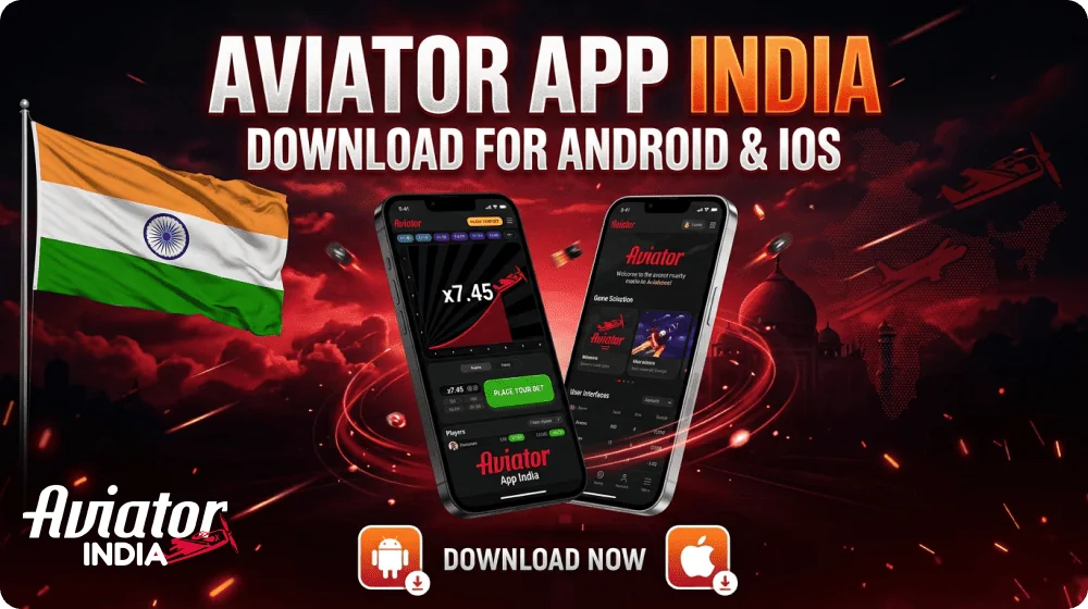 Aviator app for Android and iOS devices for Indian players
